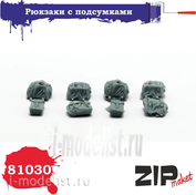 81030 ZIPmaket 1/35 Backpacks with pouches