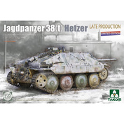 2172X Takom 1/35 Немецкая САУ Jagdpanzer 38(t) Hetzer (поздняя) Ограниченная серия (без интерьера)
