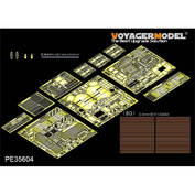 PE35604 Voyager Model 1/35 Photo Etching for Modern IDF D9R Armored Bulldozer with lamella armor