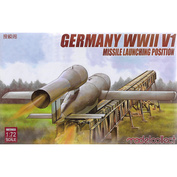 UA72033 Modelcollect 1/72 Germany WWII V2 Missile launching position 2 in 1