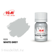 C1029 ICM Краска для творчества, 12 мл, цвет Бело-серый (White Grey)