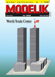 MD18/05 Modelik 1/1000 World Trade Center