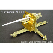 PE35067 Voyager Model 1/35 Фототравление для 88 мм Flak18 (для AFV)