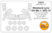 72273 KV Models 1/72 Маска для Westland  Lynx WG-13 / AH1