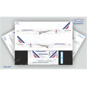 773-017 Ascension 1/144 Декаль для Boeing 777-300ER Air France