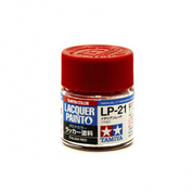 82121 Tamiya LP-21 Italian Red (Red) Lacquer paint 10ml.