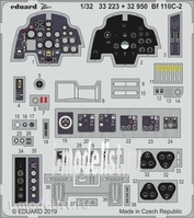 32950 1/32 Eduard photo etched parts for Bf 110C-2 interior