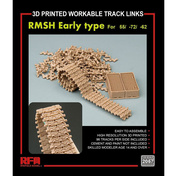 RM-2057 Rye Field Model 1/35 Working tracks for early tanks of type 55, 72, 62 (3D printing)