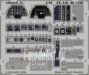 FE446 Eduard 1/48 Color photo etched parts for Bf 110E Weekend