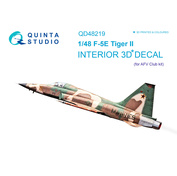 QD48219 Quinta Studio 1/48 3D Декаль интерьера кабины F-5E (AFV club)