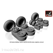 AW48405 Armory 1/48 Wheels under load for Hawker-Siddeley 