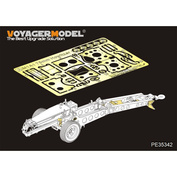 PE35342 Voyager Model 1/35 Фототравление для американской 75-мм гаубицы M1A1 (для Vison Models 35001)