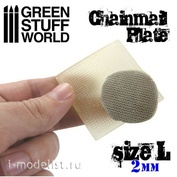 1613 Green Stuff World Текстурная пластина - Кольчуга - Размер L / Texture Plate - ChainMail - Size L