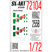 72104 SX-Art 1/72 Paint mask Kr@3-255B (AVD)