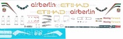 320-38 PasDecals 1/144 Декаль на Arbus A320 Air Berlin - Etihad