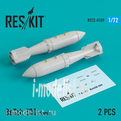 RS72-0109 RESKIT 1/72 BeTab 500 Бетонобойная бомба (2 штуки)