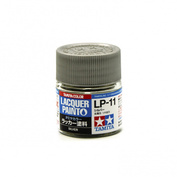 82111 Tamiya LP-11 Silver (Silver glossy) Lacquer paint 10ml. 