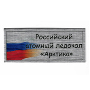 Т345 Plate Табличка для Российского атомного ледокола 