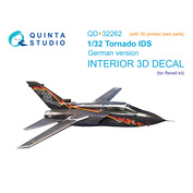 QD+32262 Quinta Studio 1/32 3D Декаль интерьера кабины Tornado IDS (ВВС Германии) (Revell) (с 3D-печатными деталями)