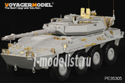 PE35305 Voyager Model photo etched parts for 1/35 Modern Italian B1 Centauro early version 