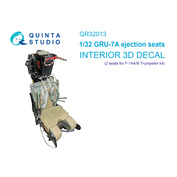 QR32013 Quinta Studio 1/32 Катапультируемые кресла GRU-7A (2шт), для F-14A/B (Трубач)