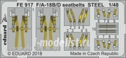 FE917 Eduard 1/48 Фототравление для модели F/ A-18B/ D seatbelts STEEL