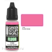 1705 Green Stuff World Флуоресцентная краска РОЗА (Fluor Paint ROSE) 17 мл