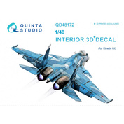 QD48172 Quinta Studio 1/48 3D Декаль интерьера кабины Суххой-33 (для модели Kinetic)