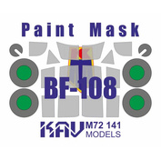 M72 141 KAV models 1/72 Окрасочная маска на Bf-108 (Fly/KP)