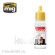 AMIG2056 Ammo Mig SATIN LUCKY VARNISH, 17 ml. (Acrylic professional lacquer)