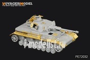 PE72032 Voyager Model 1/72 photo-etched for WWII German Pz.Kpfw.IV Ausf.F/G 