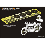 PE35519 Voyager Model 1/35 Photo Etching for French Peugeot 1917 750cc cyl Motorcycle
