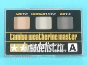 87079 Tamiya Tinting for models, set A (sand, dust and dirt).