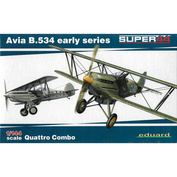 4451 Edward 1/144 Aircraft Avia B. 534 early series QUATTRO COMBO (four models in the set)