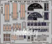 FE545 Eduard 1/48 Color photo etched parts for the Ju 88G-6 interior S. A.