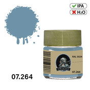 07.264 JIm Scale Alcohol paint color RAL 5024, 10 ml.