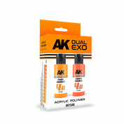 AK1546 AK Interactive Paint Set Dual Exo - 4A Pure Orange & 4B Faded Orange