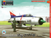 KPM0122 Kovozavody Prostejov 1/72 MiG-21PFM “Fishbed F”
