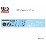 ASK35015 All Scale Kits (ASK) 1/35 Набор декалей Offroad