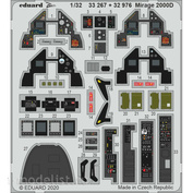 33267 Eduard 1/32 Фототравление для Mirage 2000D