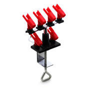 1306 JAS Airbrush stand, clamp (up to 6 airbrushes)