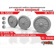 RS35200 Э.В.М. 1/35 Опорные катки Боевая машина пехfromы-1/2 Тип-2