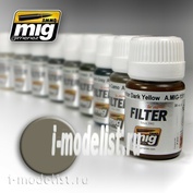 AMIG1505 Ammo Mig Filter-Grey for yellow sand (GREY FOR YELLOW SAND)