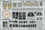 SS693 Eduard 1/72 photo etched parts for F-14D