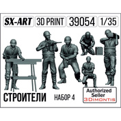 39054 SX-Art 1/35 Строители набор 4 (6 фигур)