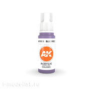 AK11070 AK Interactive Краска акриловая 3rd Generation Blue Violet 17ml / Сине-фиолетовый