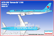 144136-2 Восточный экспресс 1/144 Авиалайнер  А220-300  Korean Air ( Limited Edition )