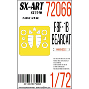 72066 SX-Art 1/72 Окрасочная маска F8F-1B Bearcat (Hobbyboss)