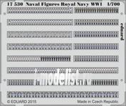 17530 Eduard 1/700 фототравление для Naval Figures Royal Navy  1/700
