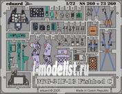 73260 Eduard 1/72 Фототравление для MiGG-21F-13 Fishbed C REV